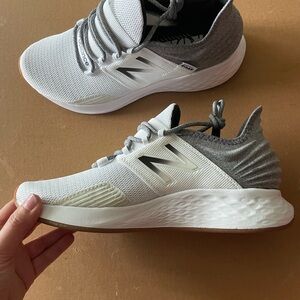 New Balance Roav Gray and White Sneakers